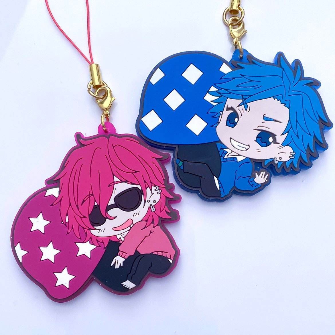 Yarichin Bitchbu rubber straps set x2
