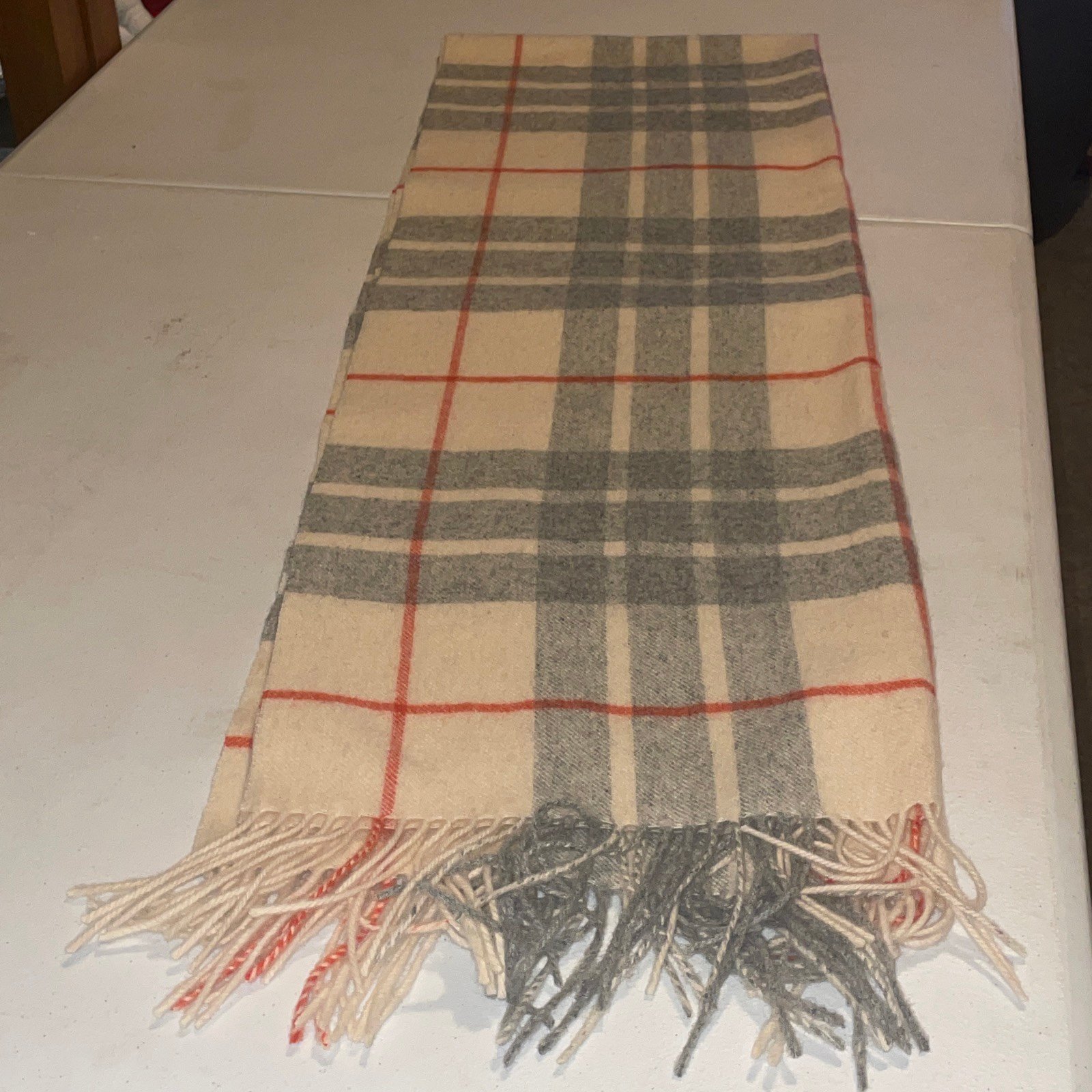 J Crew 100 Percent Wool Style E5510 blanket Scarf huge