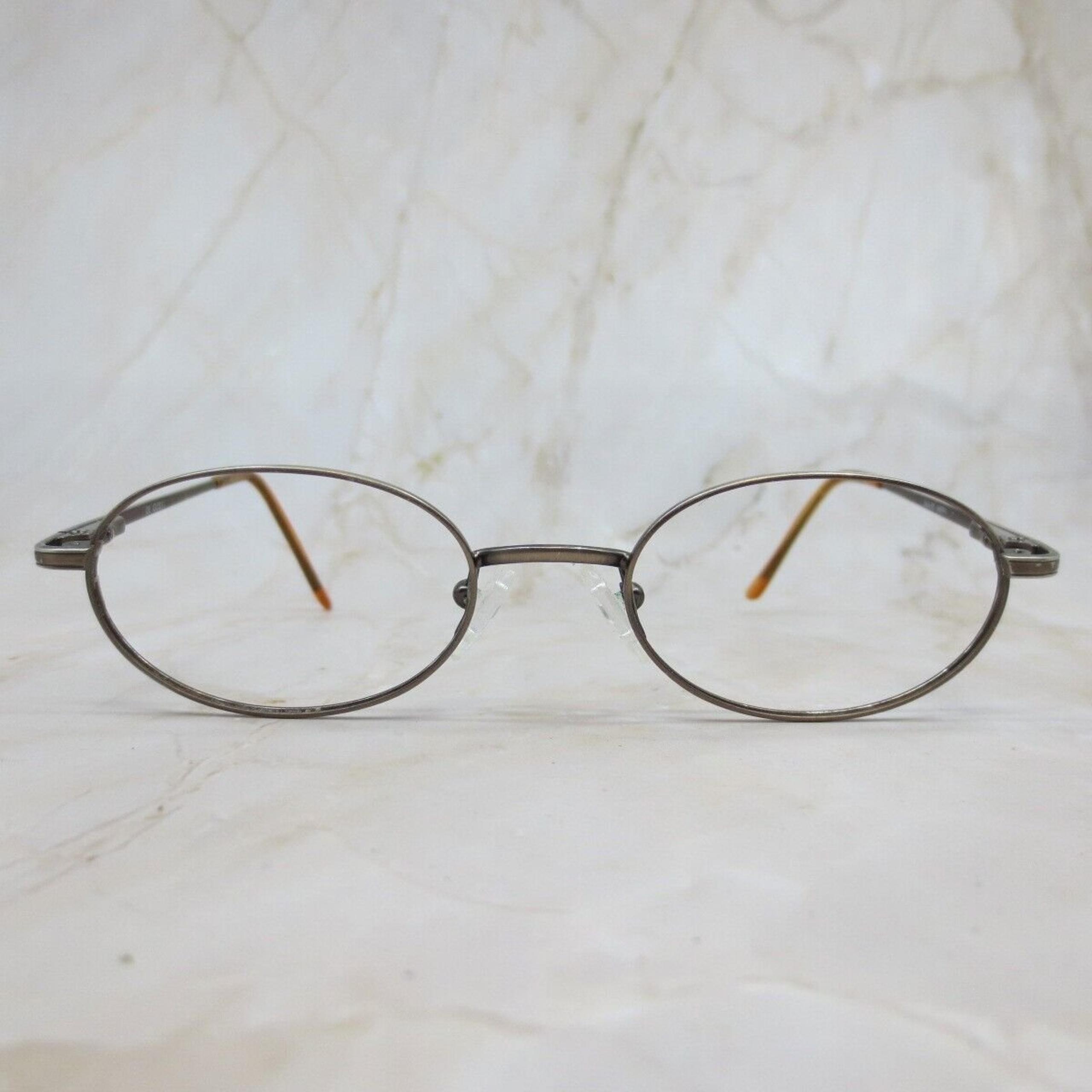 Guess Eyeglasses Frame GU470 Unisex Adults Silver Metal Full Rim Oval 46-18