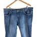 Rock & Roll Cowboy Denim Mens Pistol Straight Jeans 40x34 Blue Thick Stitch
