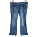 Rock & Roll Cowboy Denim Mens Pistol Straight Jeans 40x34 Blue Thick Stitch