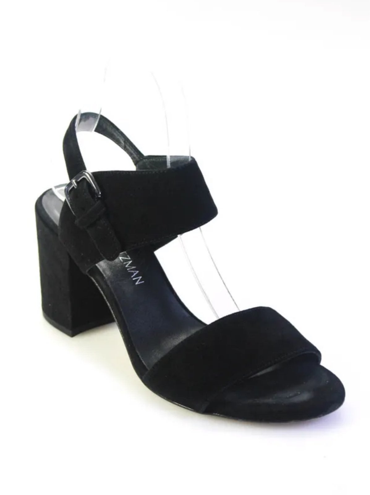 Stuart Weitzman chuncky heel strap sandals 6.5