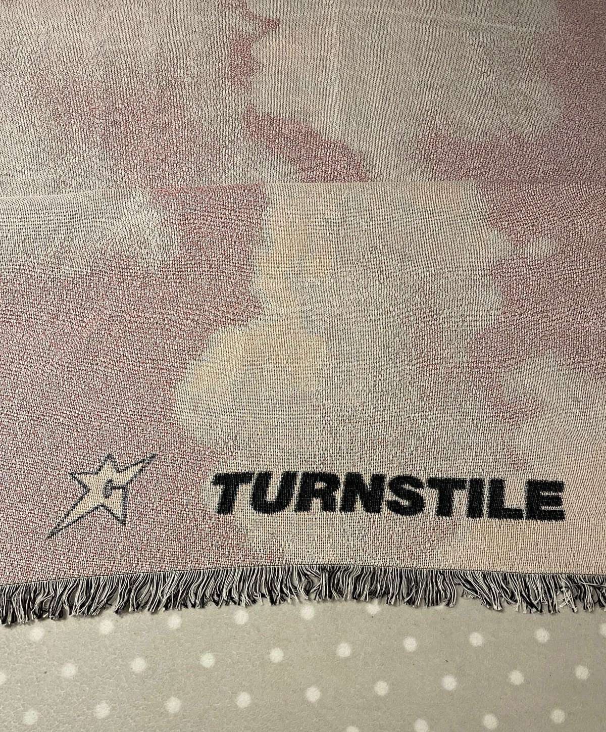 Turnstile X Carpet Company Glow On Woven Queen Size Blanket
