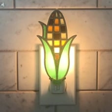 Multi-Color Corn Night-Light, Yellow Corn Night Light, Spring Nite Lite