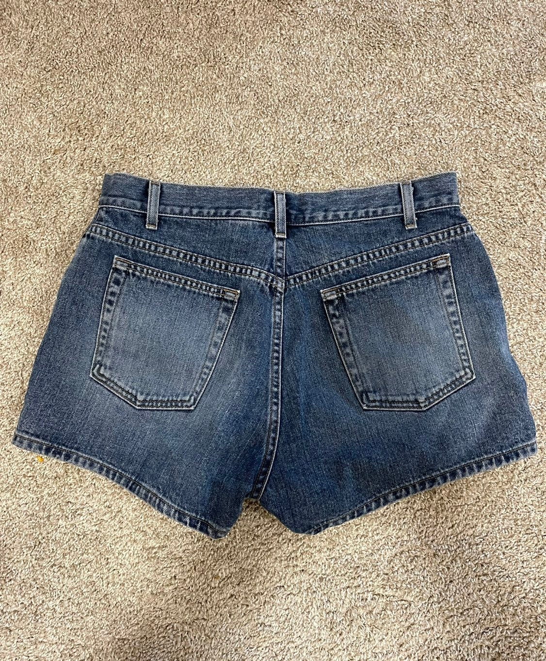 Vintage J. crew Women’s High Waist Dark Wash Denim Shorts size 10 Made in the US