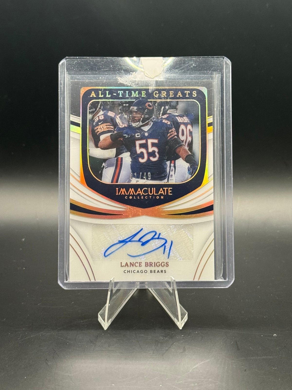 Lance Briggs Immaculate Auto /49