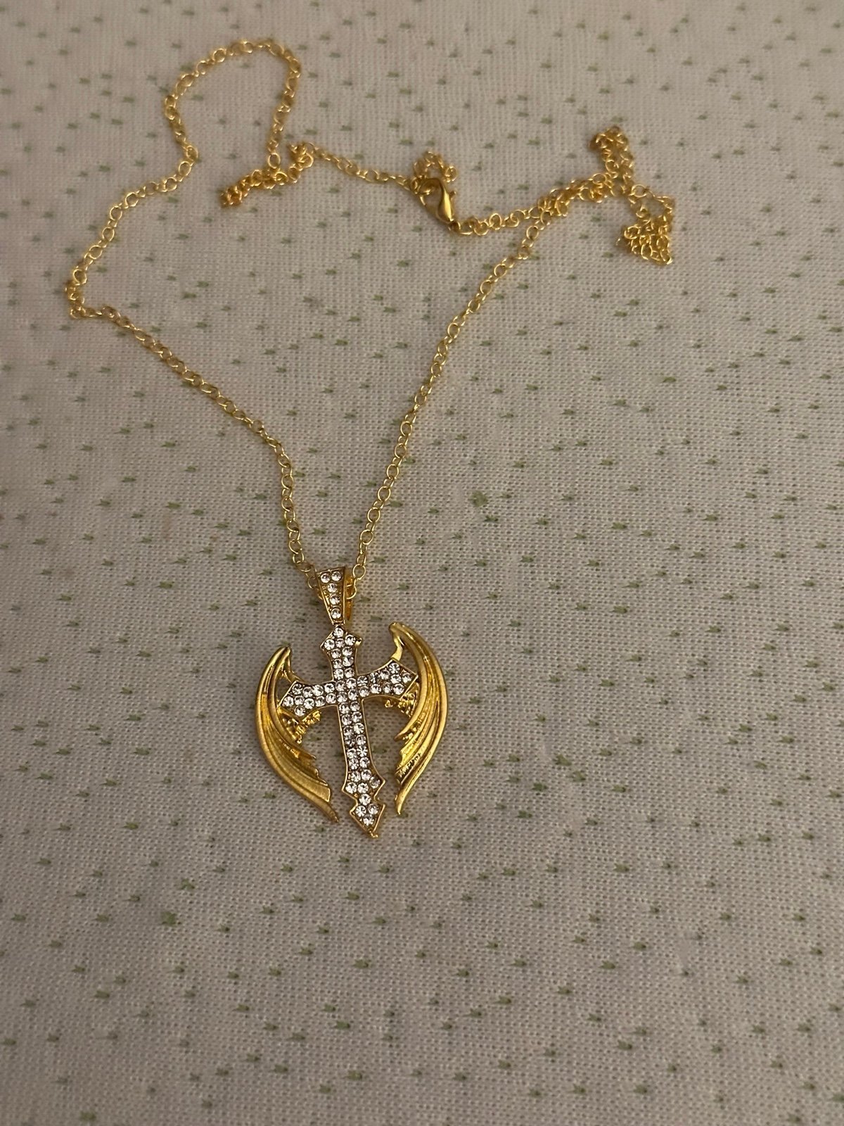 Cross Wings Necklace NWT