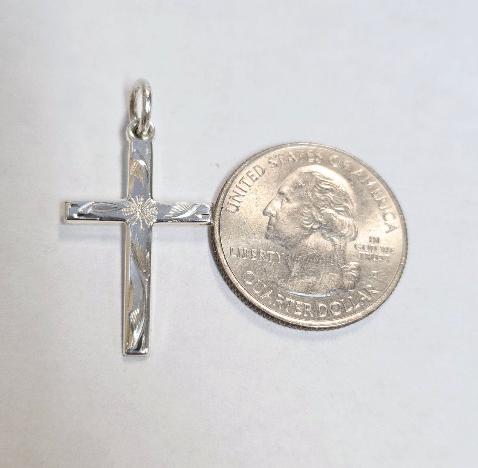 Sterling silver Cross pendant