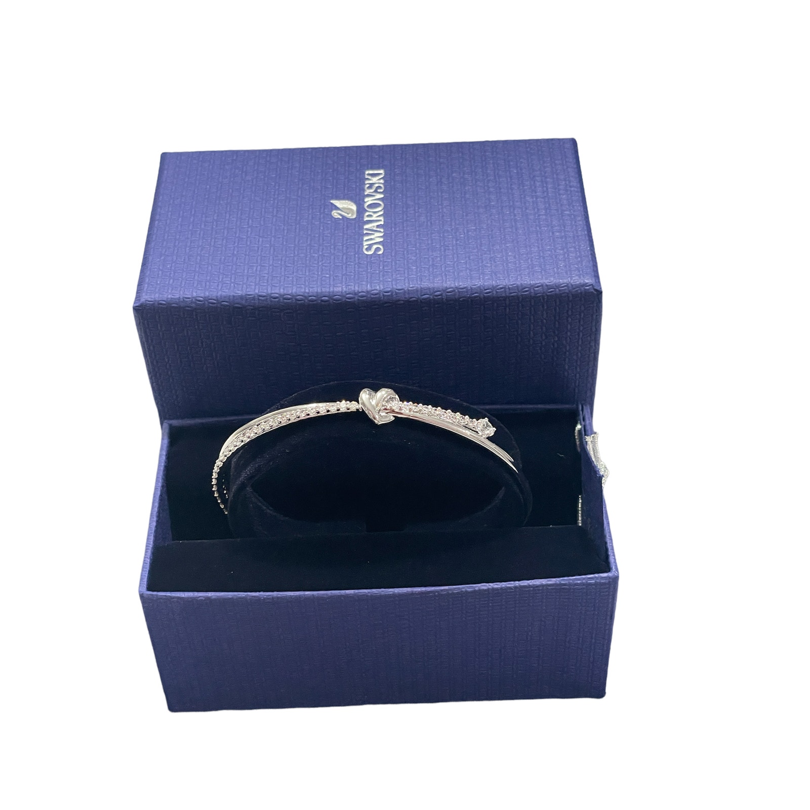 Swarovski Lifelong Heart Bangle M New Silver Bracelet