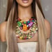 Blonde balayage golden kissed h.d lace front wig
