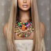 Blonde balayage golden kissed h.d lace front wig