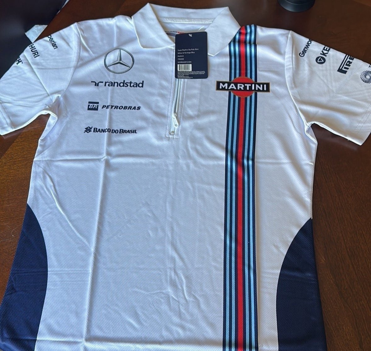 Williams Martini Formula 1 Racing Polo shirt XSmall