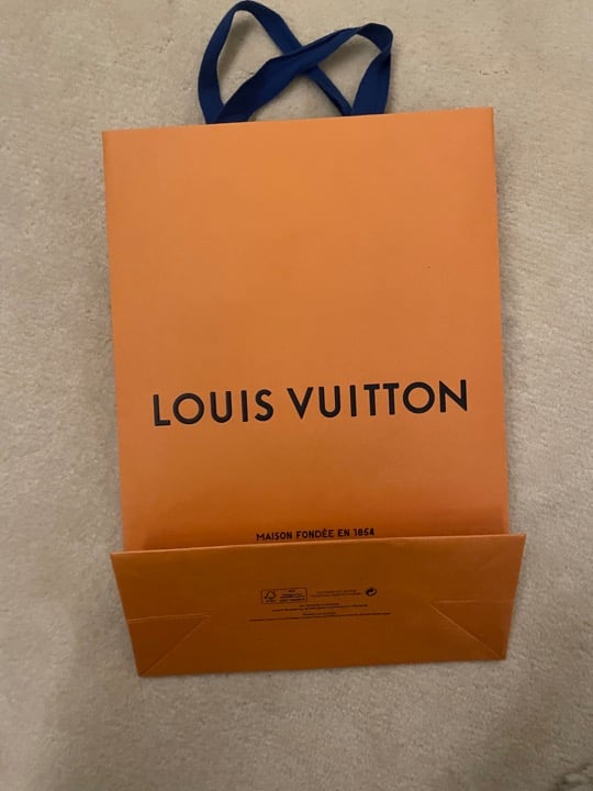 LOUIS VUITTON Authentic Paper Gift Shopping Bag