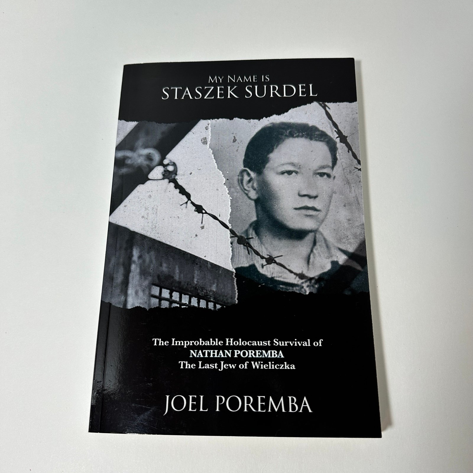 Joel Poremba My Name is Staszek Surdel Signed Book Free Shipping see photos for