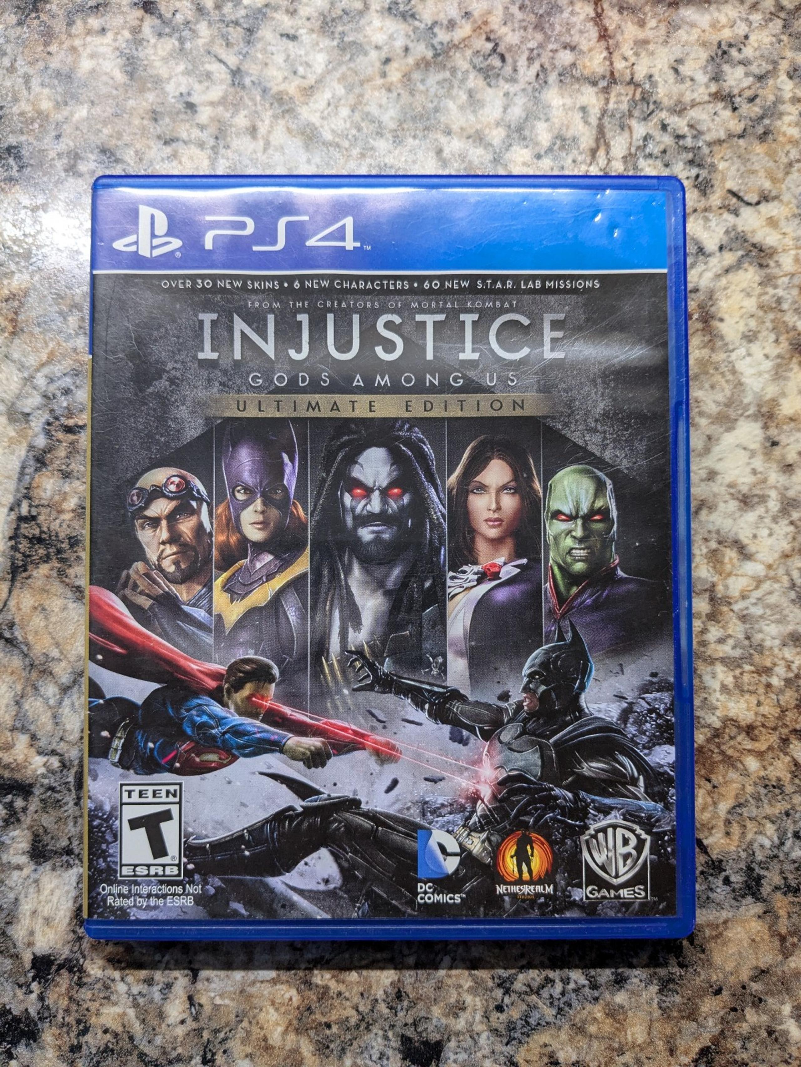 Injustice gods among Us ultimate Edition PS4 PS5 game