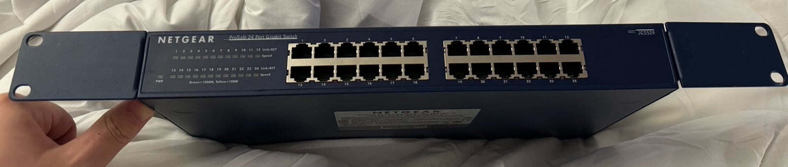 Netgear prosafe 24 port Gigabit Switch JGS524 v2