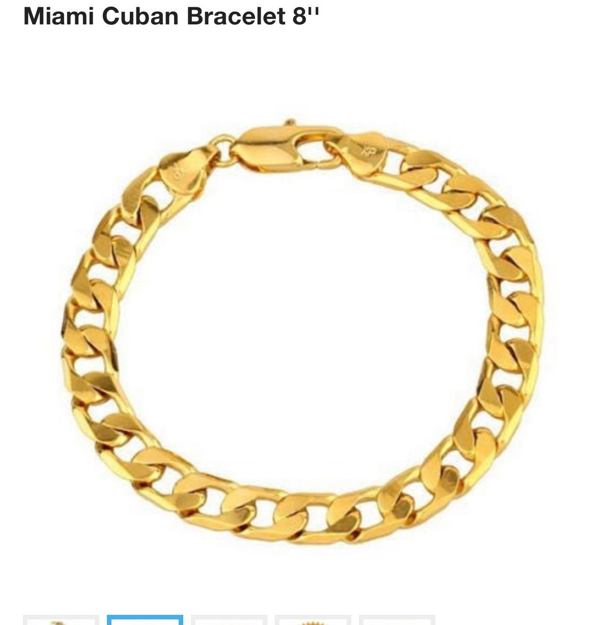 Miami cuban Bracelet 8 long