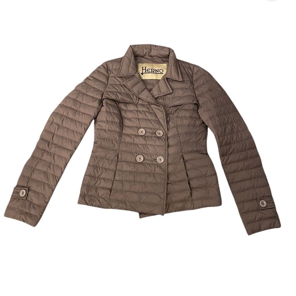 Herno Brown Quilted Jacket Size 42/6