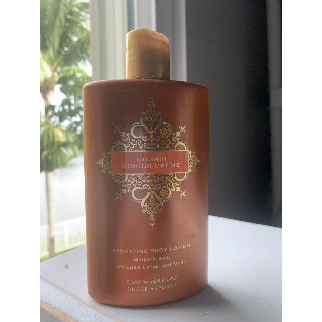 NEW VICTORIA'S SECRET GILDED GINGER CREME HYDRATING BODY LOTION 8.4 OZ RARE