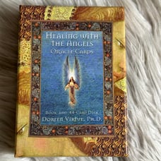 OOP Doreen Virtue Healing with the Angels Oracle Cards EUC