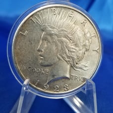 1923-S SILVER PEACE DOLLAR