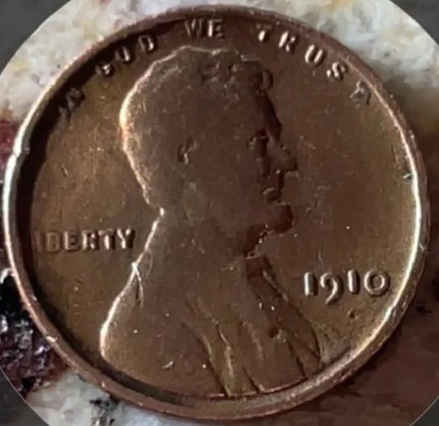 1910-S Lincoln/Wheat Ears reverse coin