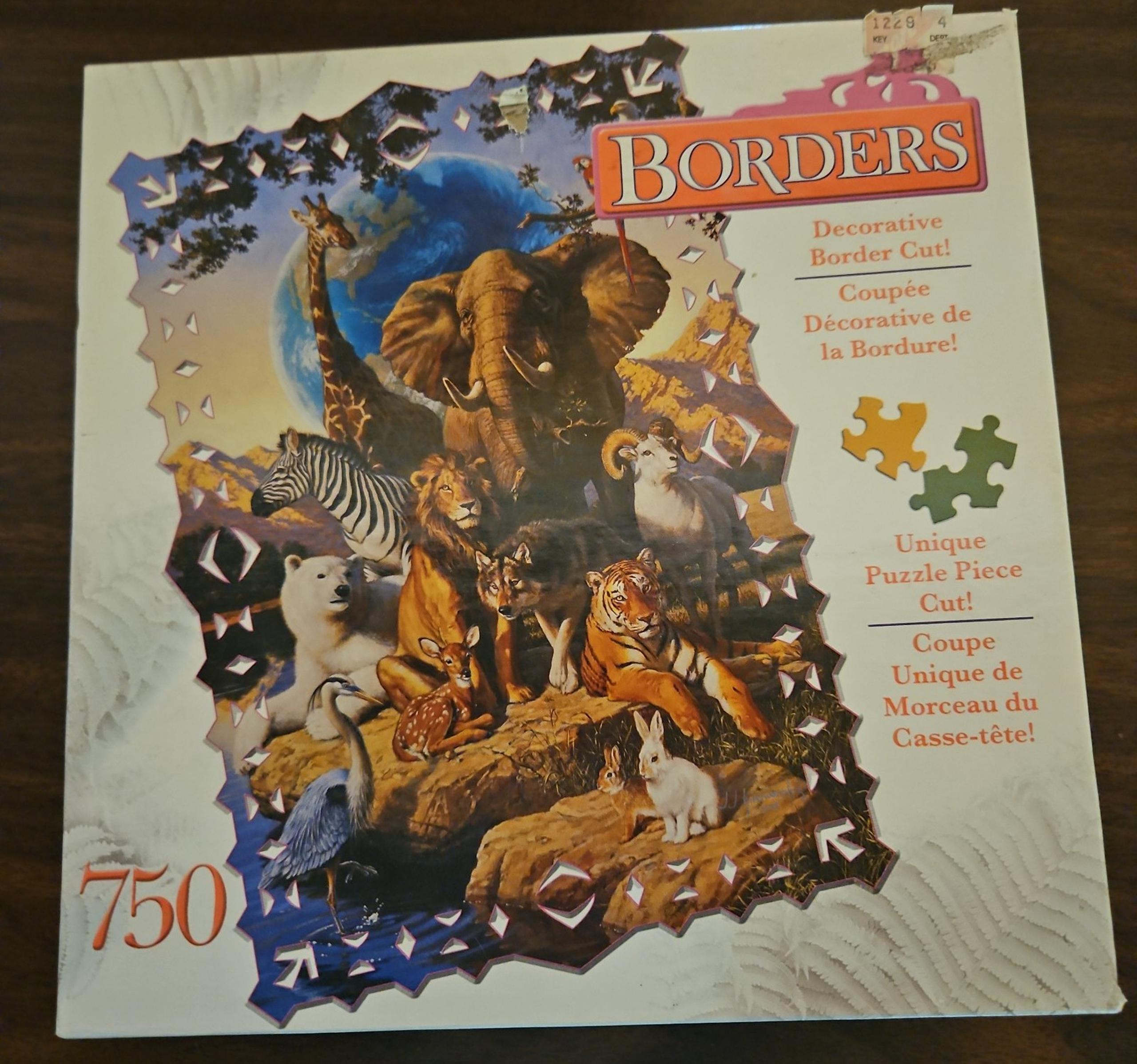 African Animals Borders by RoseArt NEW SEALED