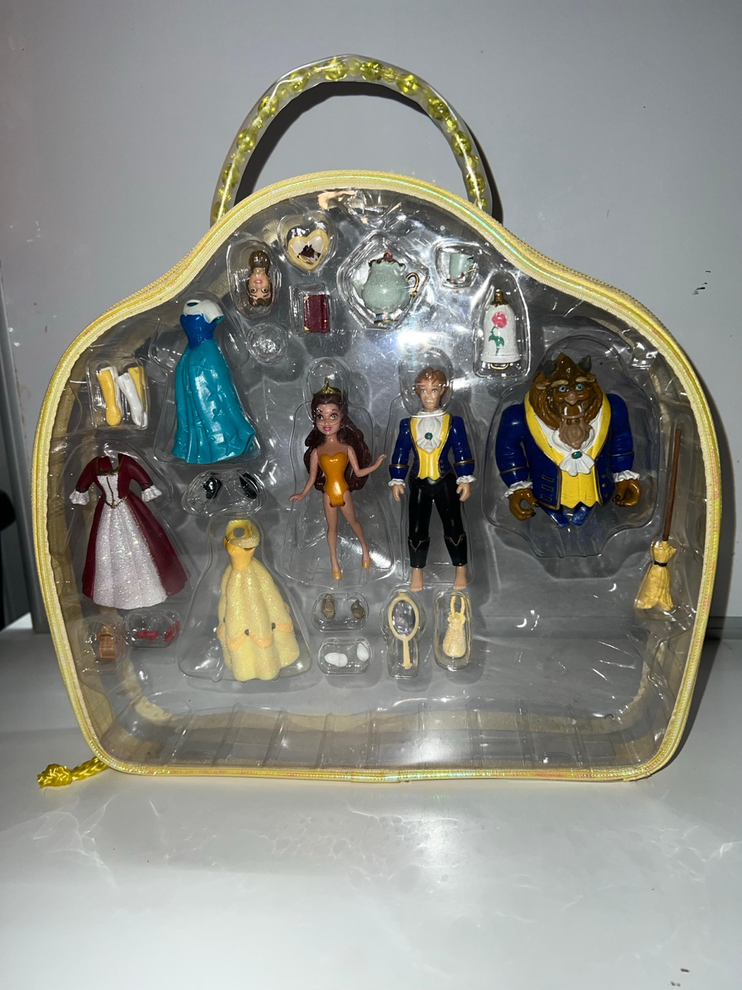 Beauty and the beast polly pocket set 95% complete