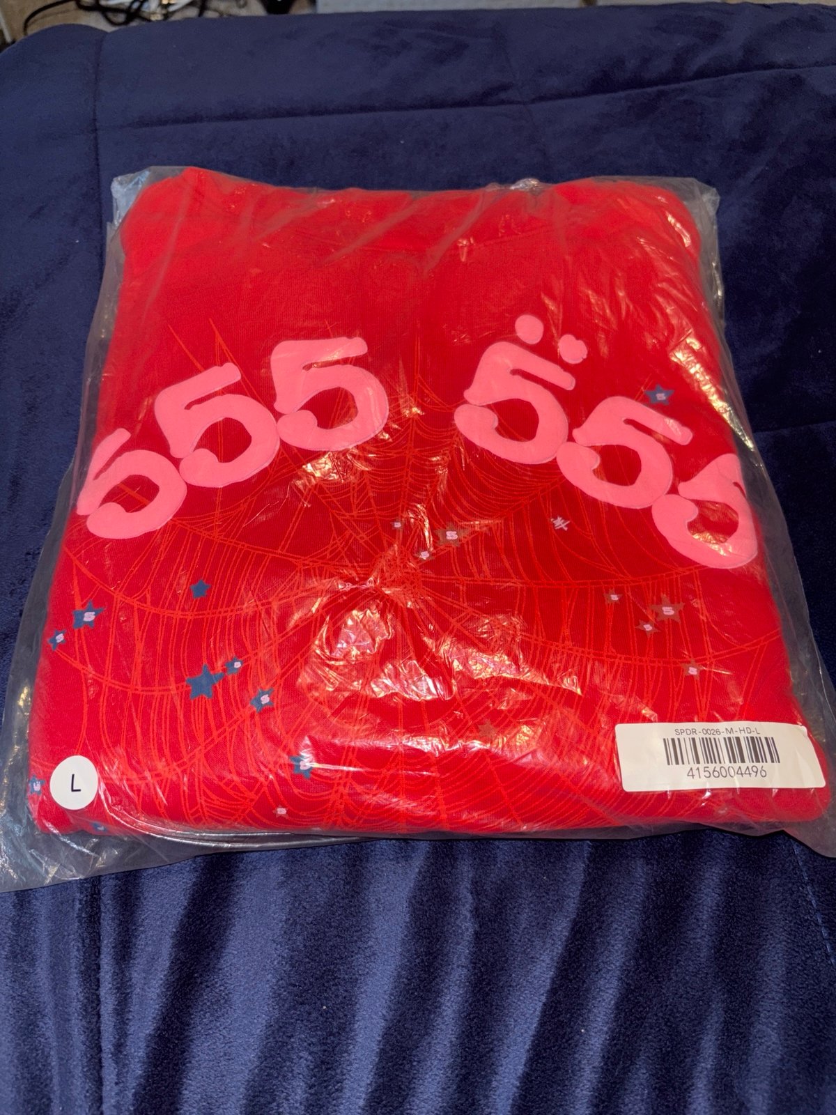 Sp5der Red 555 Hoodie