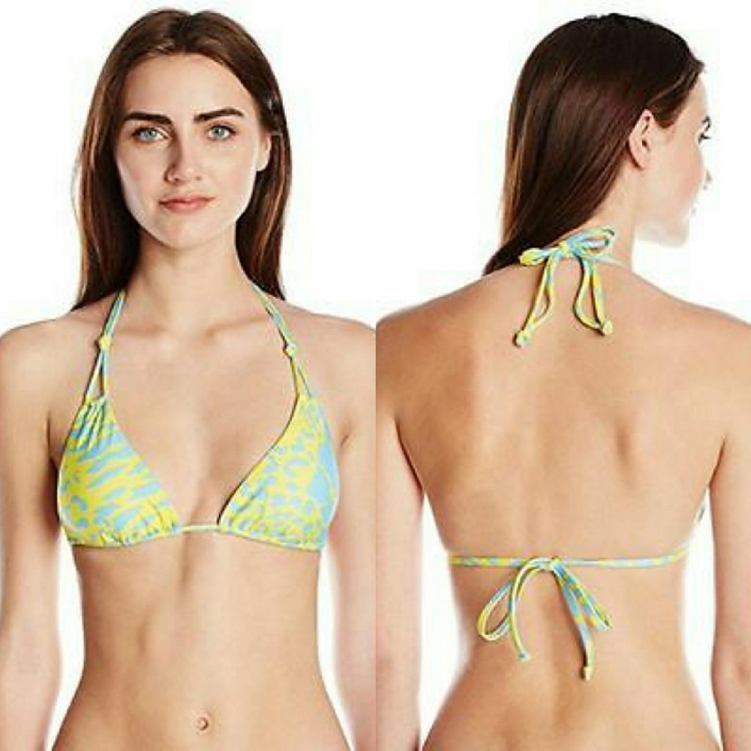 Beach Safari Knotted Triangle Bikini Top - Sauvage