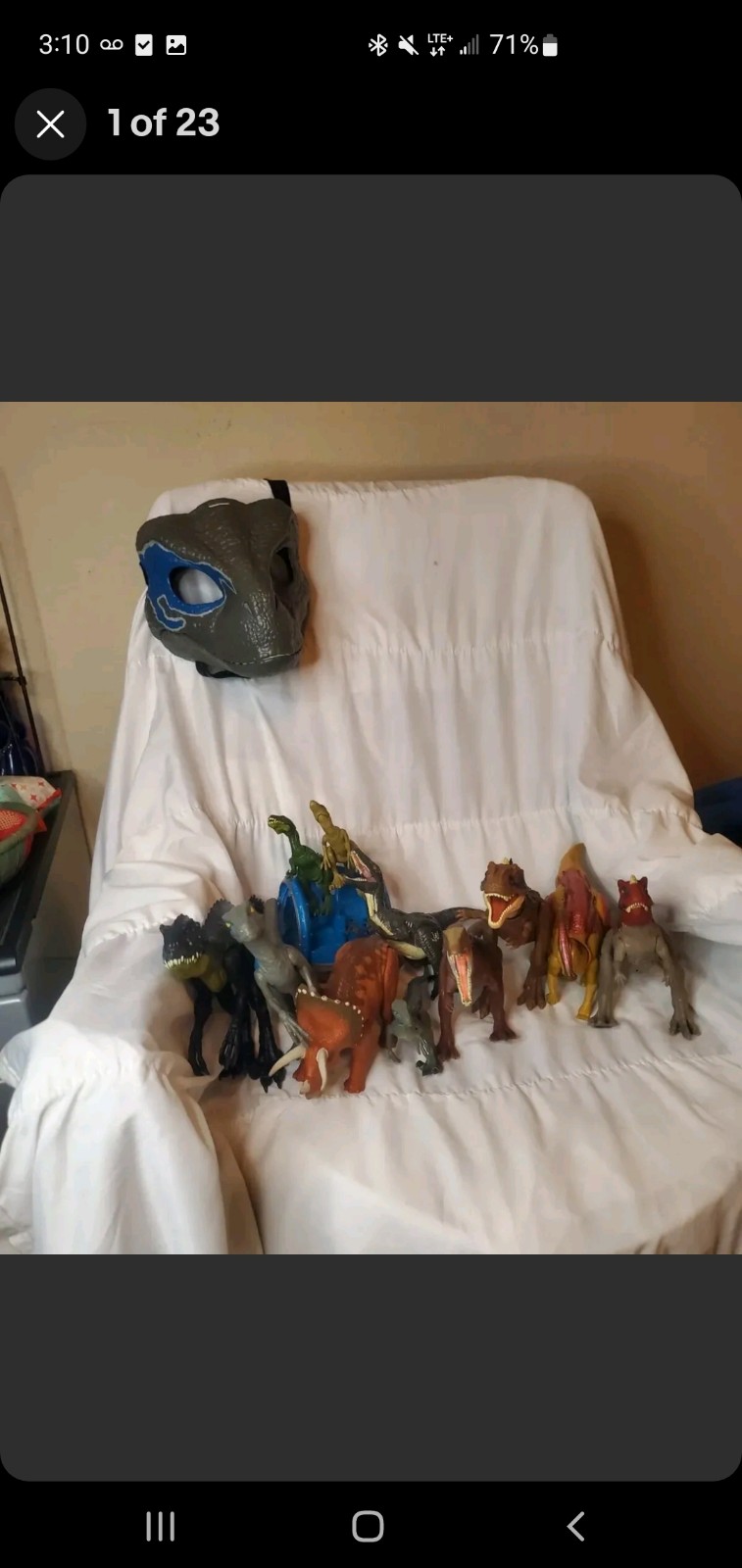 Jurassic World Branded selling Mixed Lot of 14 toys: Sound Striker Dinosaurs with others