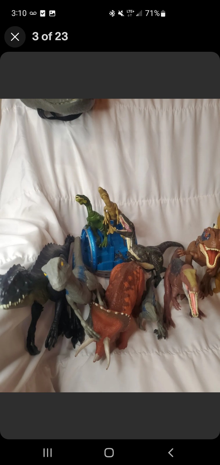 Jurassic World Branded selling Mixed Lot of 14 toys: Sound Striker Dinosaurs with others