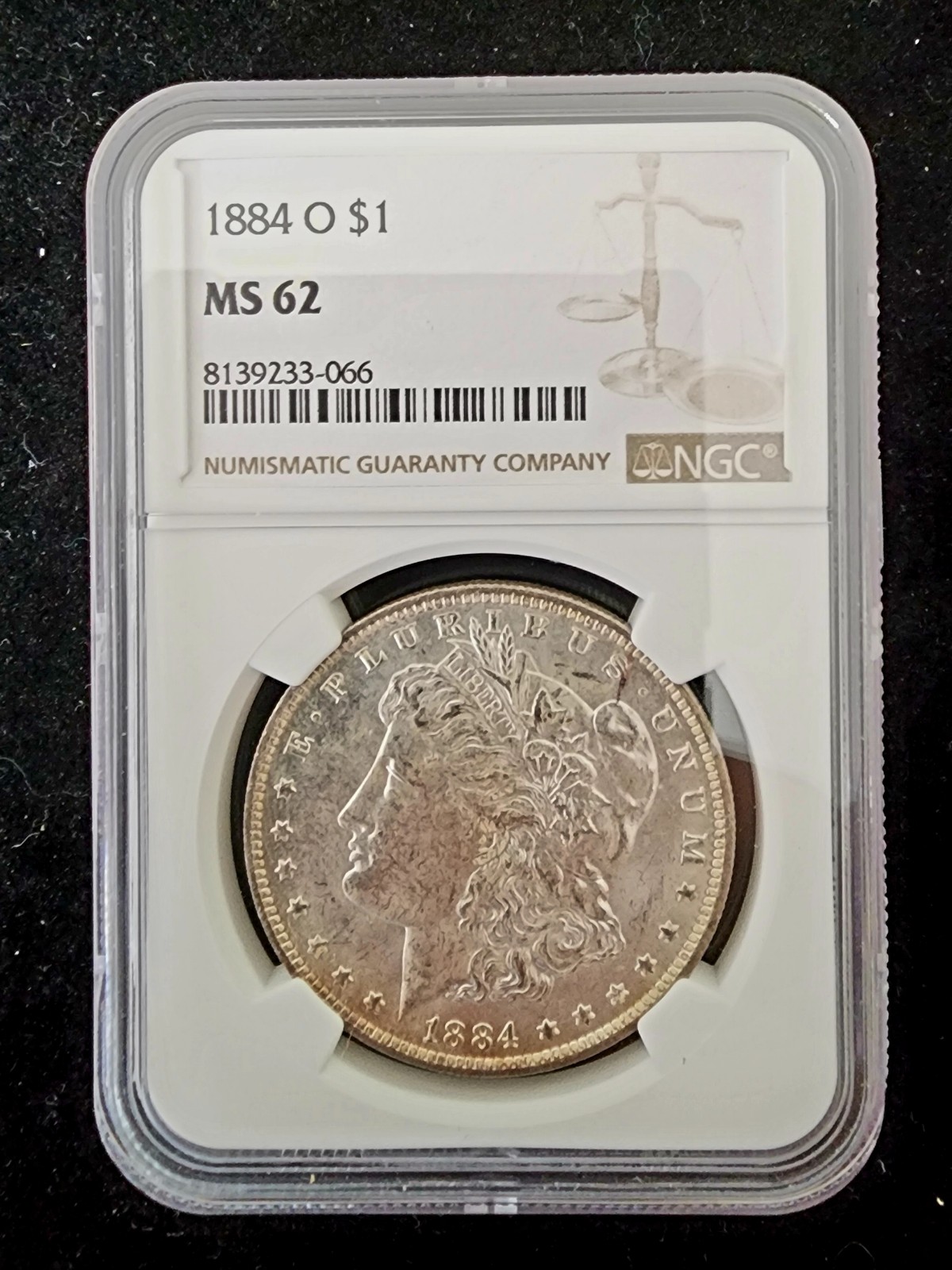 Morgan Dollars 1884 O 1 MS