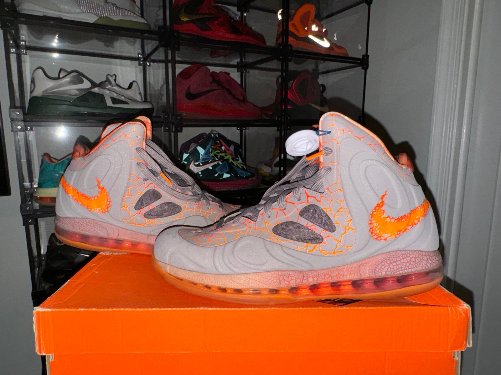 NEW NIKE AIR MAX HYPERPOSITE ALL STAR GAME AREA 72 583113 200 CRIMSON GREY SZ10