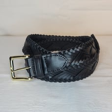 J. Crew (Women's M/L) Braided Plaited Italian Leather Belt