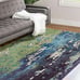 3' x 5' New Area Rug Blue H 25383 Home Decorative Art Soft Carpet Collectible