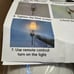 Battery operated wall lights