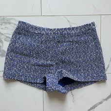 Ramy Brook Tweed Jayde Shorts Navy 6