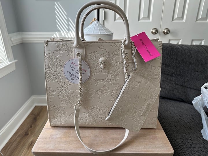 Betsey Johnson Skull Tote