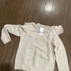 Zara overdized collared Sweater