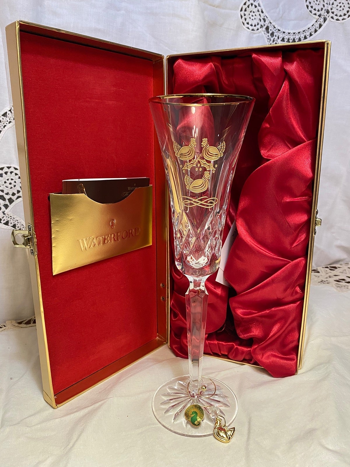 New Waterford Lismore 12 Days of Christmas Collection Replacement Flute_ 3rd Day