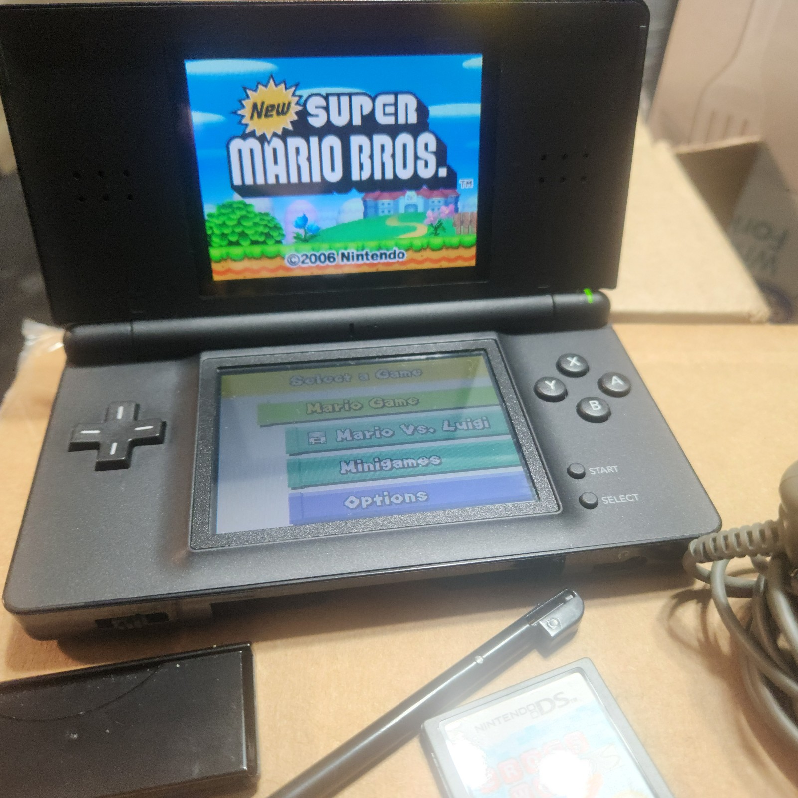 Nintendo DS lite in black