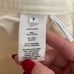 Helmut Lang Twill Sailor Shorts in Winter White Chinos Size 6