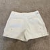 Helmut Lang Twill Sailor Shorts in Winter White Chinos Size 6