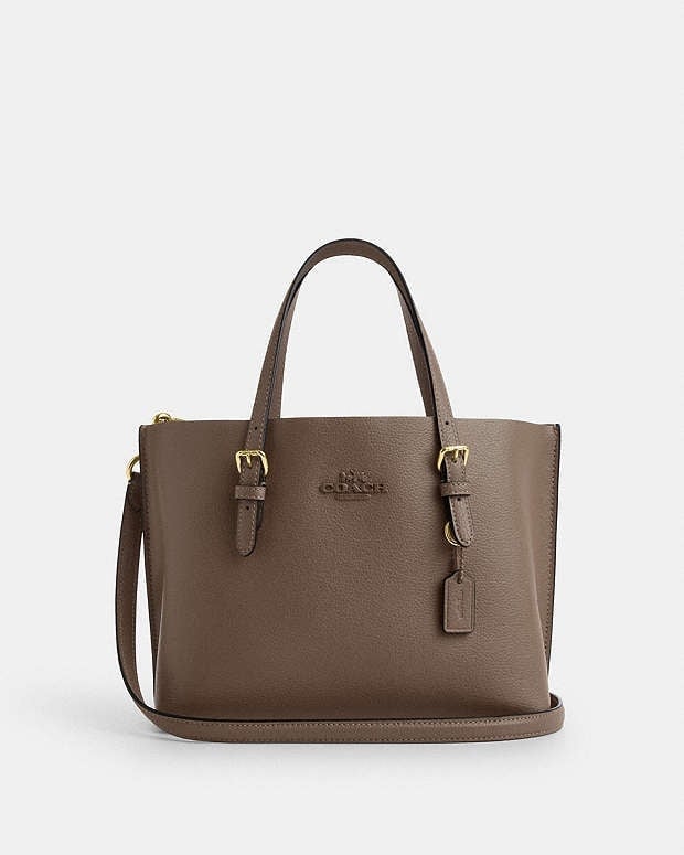 COACH Mollie Tote Bag 25, Dark Stone