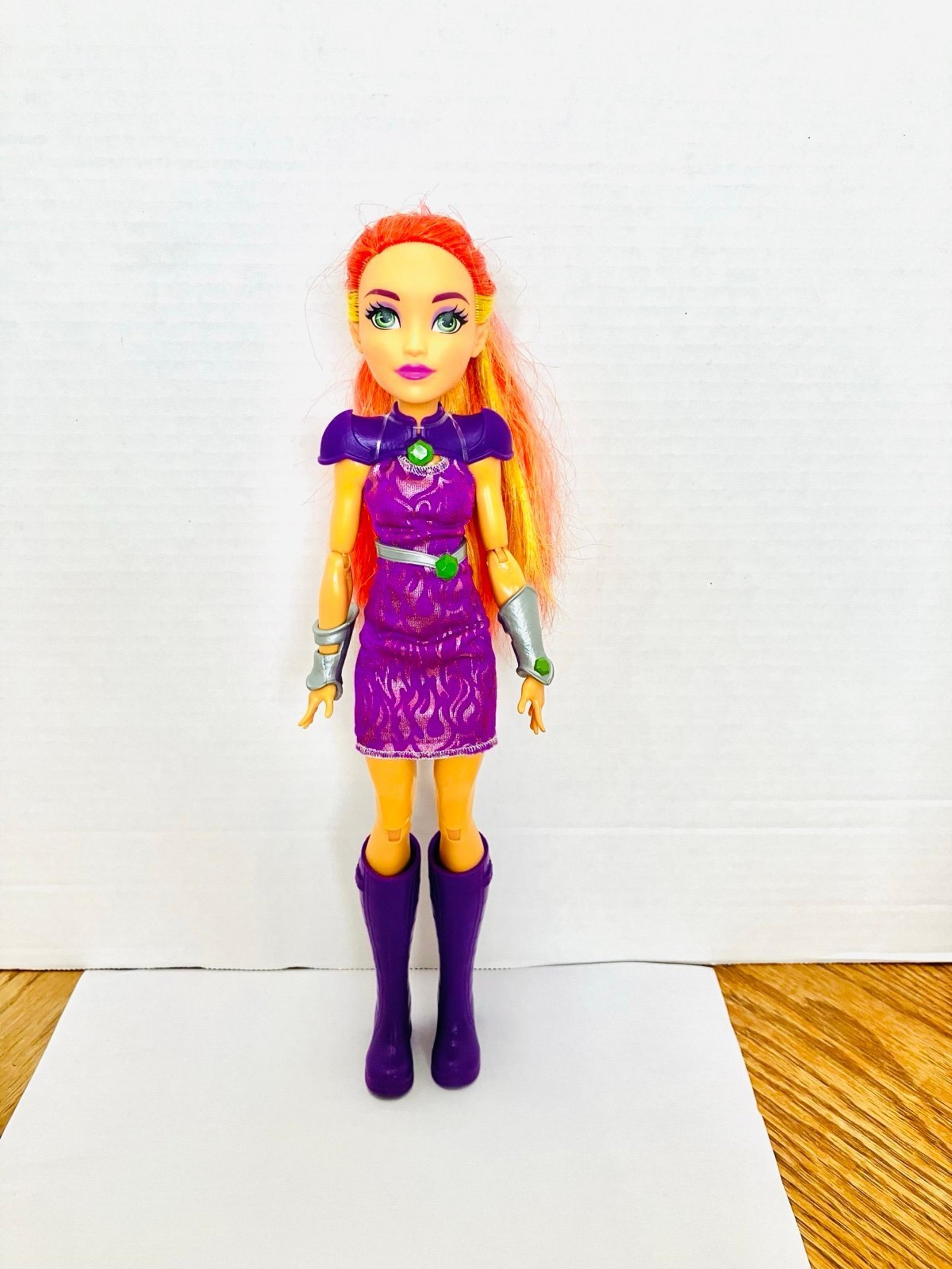 DC Superhero Girls Starfire Fashion Doll 12in 2016 Mattel Read Teen Titans
