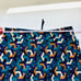 NEW ANTHROPOLOGIE Maeve Blue Geometric Print Knee Length Midi Zip Pencil Skirt M