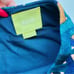 NEW ANTHROPOLOGIE Maeve Blue Geometric Print Knee Length Midi Zip Pencil Skirt M
