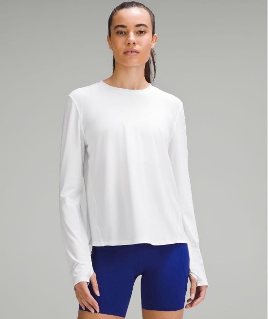 Lululemon Mesh Panelled Running Long-Sleeve Shirt