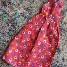 Mattel Barbie Fashion Doll Clothing Clothes 1970's Best Buy Clone Floral Dress